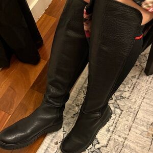 Tommy Holfiger black over the knee Sock Tommy Jeans Boots size 6 in great shape
